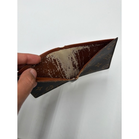 Louis Vuitton Monogram Bifold Wallet Men Brown Canvas Leather - Picture 4 of 11